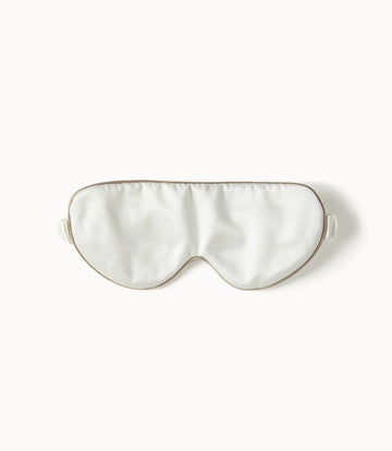 Mulberry Silk Eye Mask White