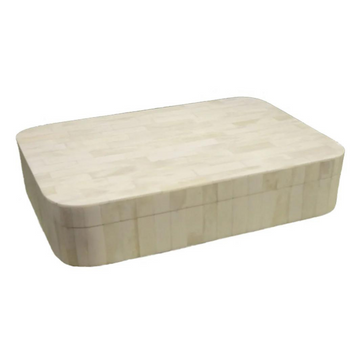 Ivory Bone Inlaid Box, Large