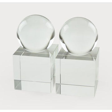 Crystal Bookend Set of 2