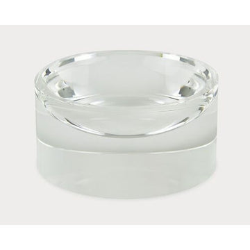 Crystal Round Bowl Large 8"