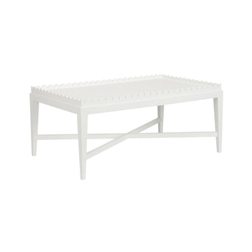 Custom Scallop Coffee Table