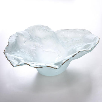 Frosted Water Sculpture Bowl