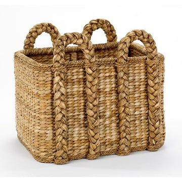 Large Rectangular Rush Basket