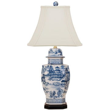 Chinoiserie Urn Lamp