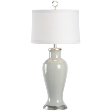 Grey Vase Lamp
