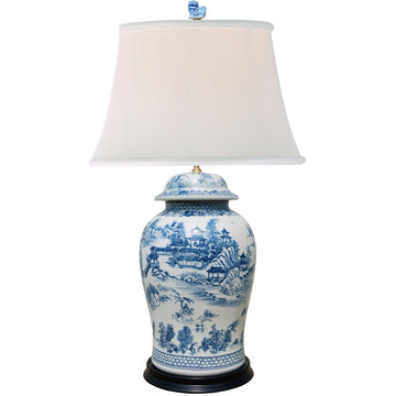 Chinoiserie Temple Jar Lamp