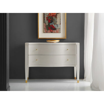 Serpentine Chest White Linen