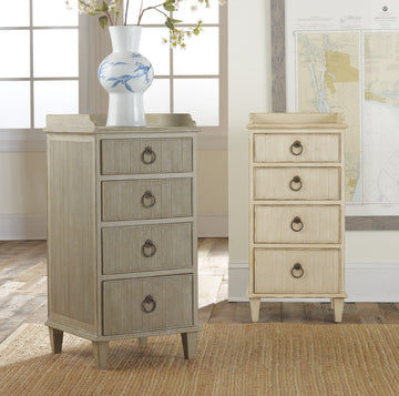 Four Drawer Gustavian Bedside Cabinet