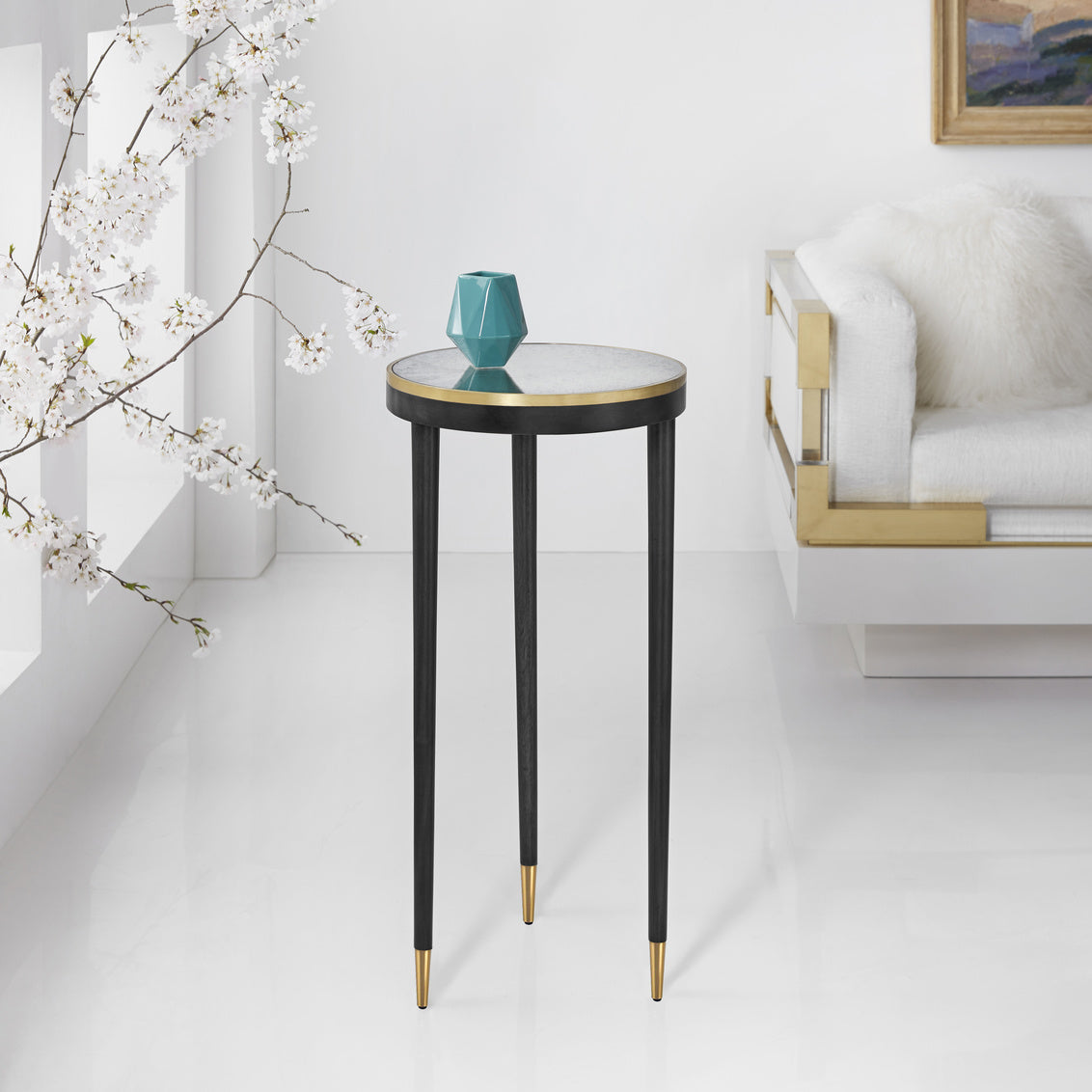 Lyon Spot Table- Ebony