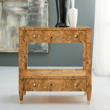 Olive Ash Nightstand