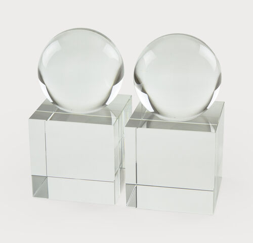 Crystal Bookend Set of 2