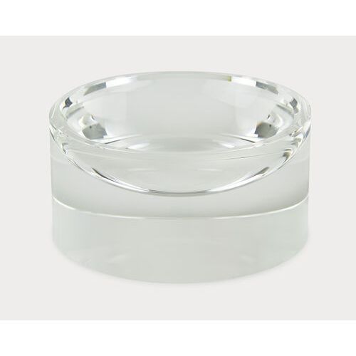 Crystal Round Bowl Large 8"