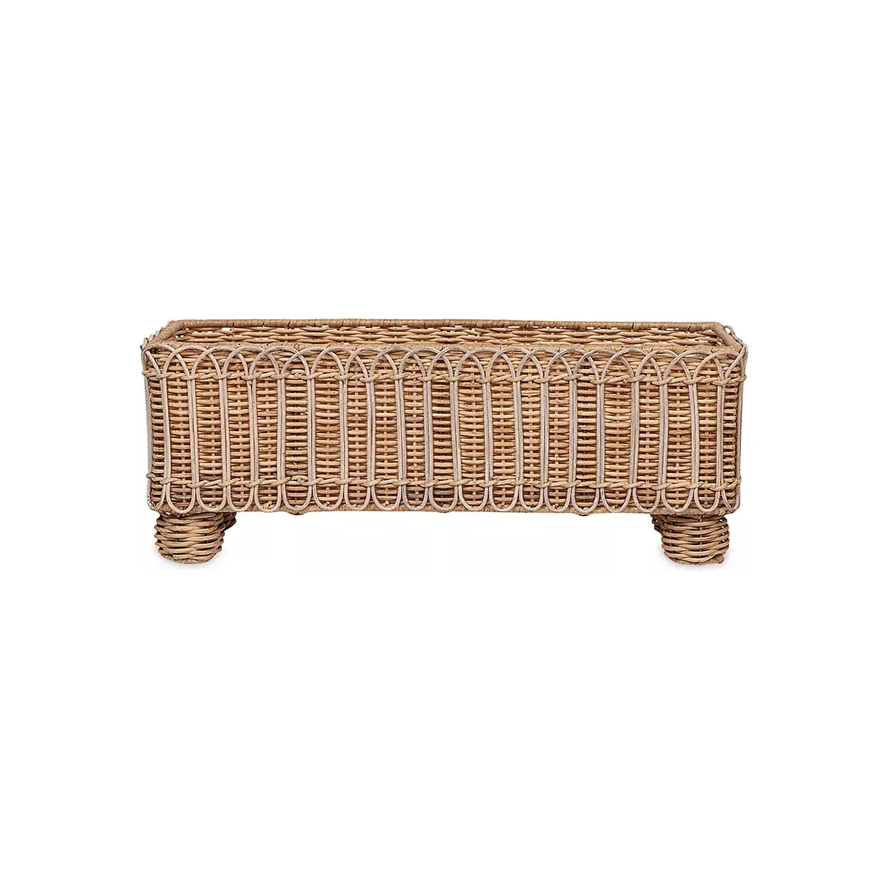 Provence Rattan 20" Rectangle Planter