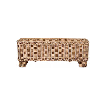 Provence Rattan 20" Rectangle Planter