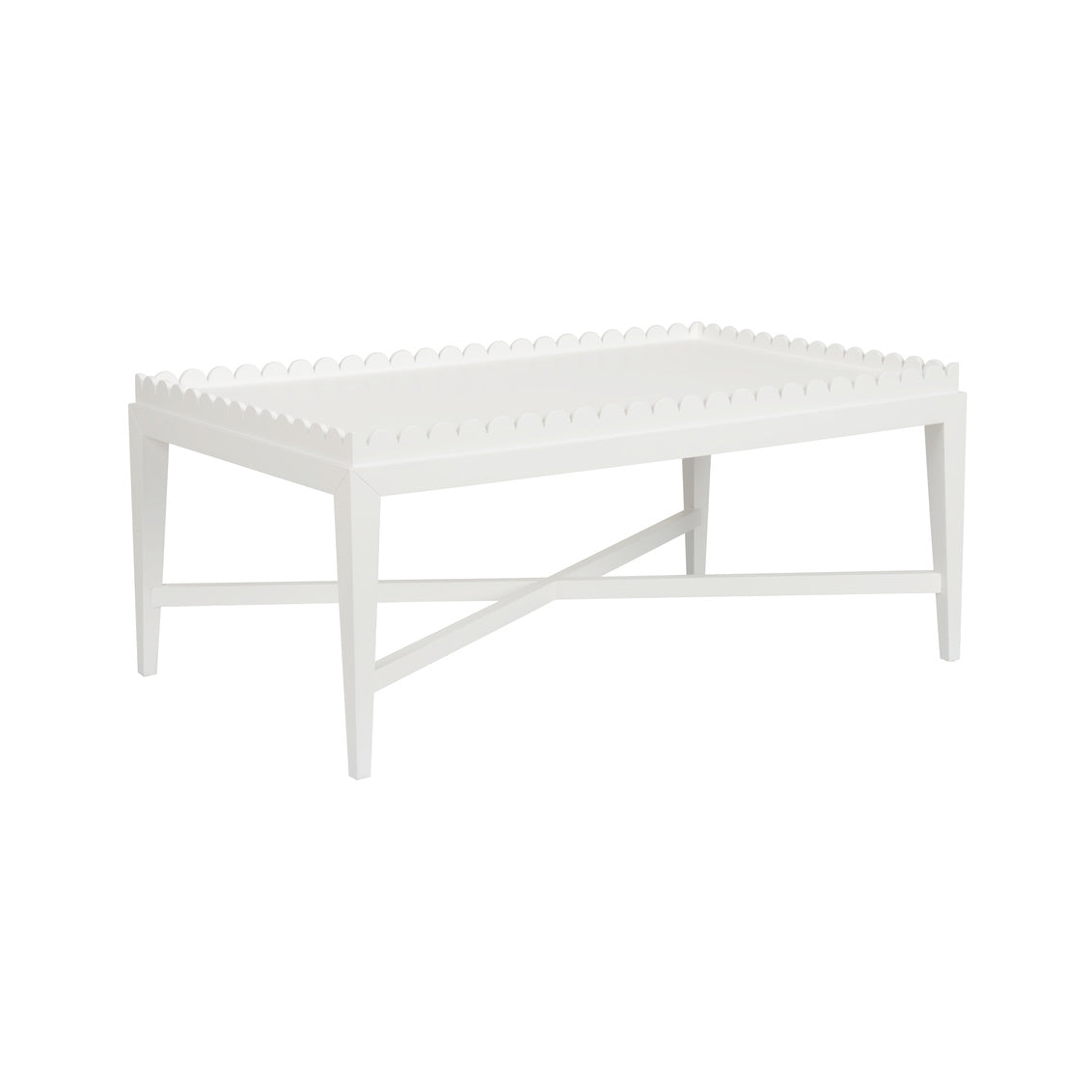 Custom Scallop Coffee Table