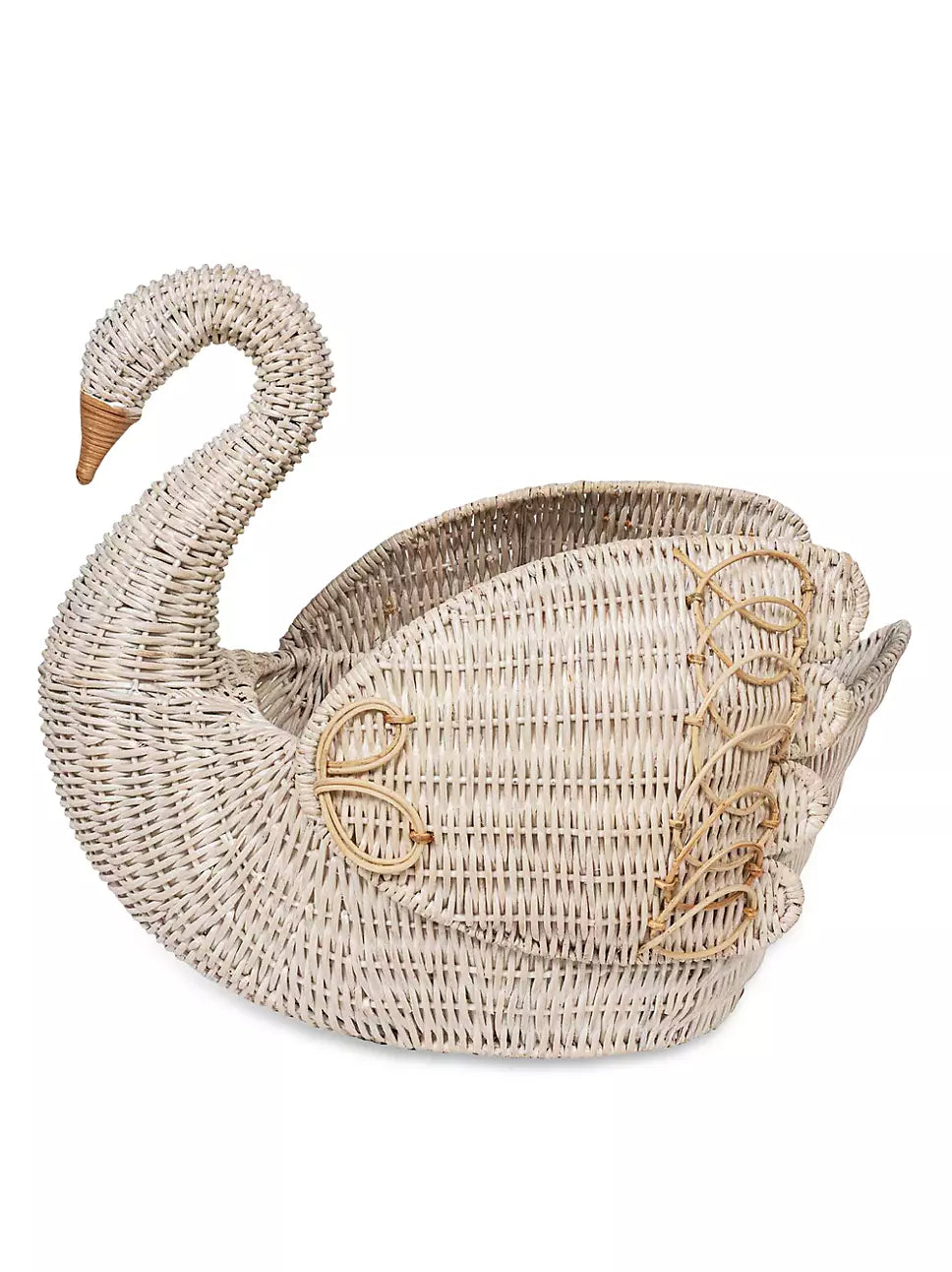 Provence Rattan Medium Swan Basket
