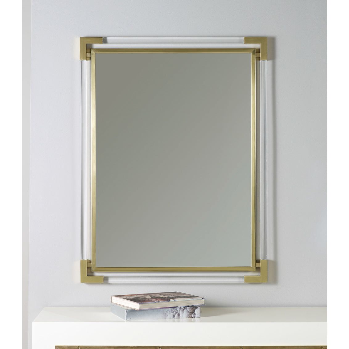 Brass Mirror With Plexi