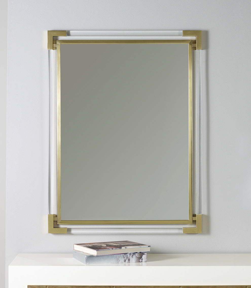 Brass Mirror With Plexi