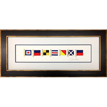 Signal Flags Wall Art - Welcome