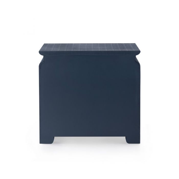 Elina 3-Drawer Side Table in Storm Blue