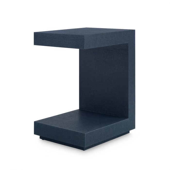 Essential Side Table in Blue Steel