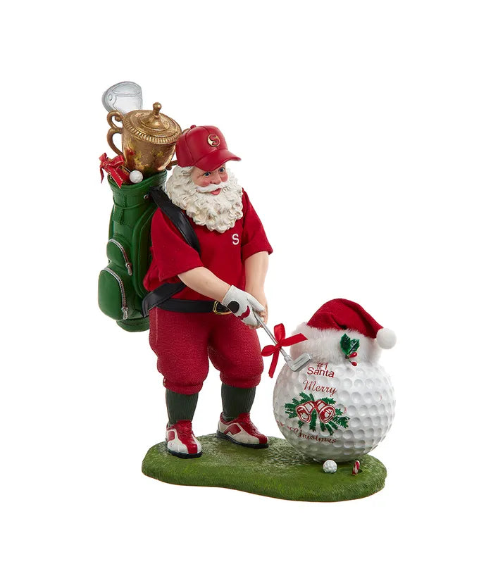 Fabriche Golfer Santa & Oversized Golf Ball