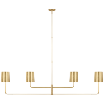 Go Lightly 70" Four LIght Linear Chandelier