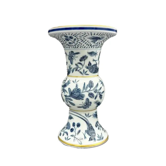 Sacred Bird & Butterfly Shang Vase