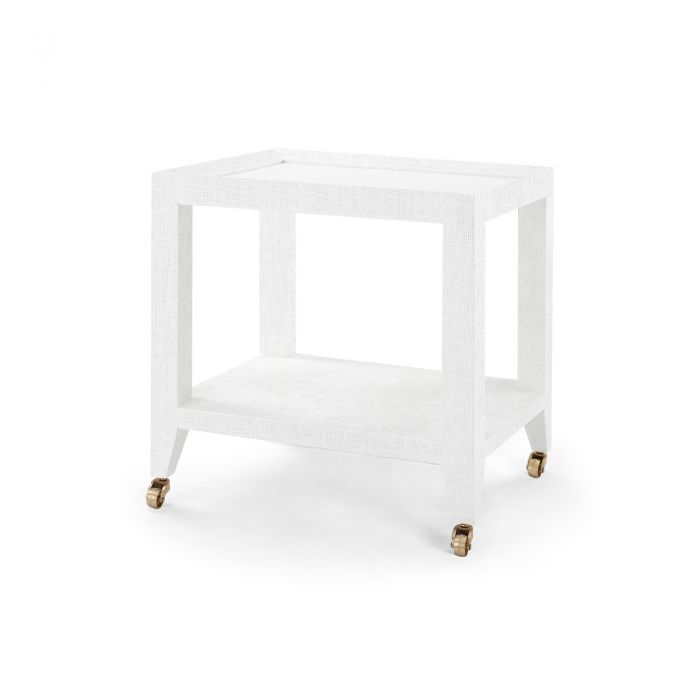 Isadora Tea Table in Chiffon White