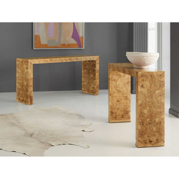 Large Slab Console-Olive Ash Burl