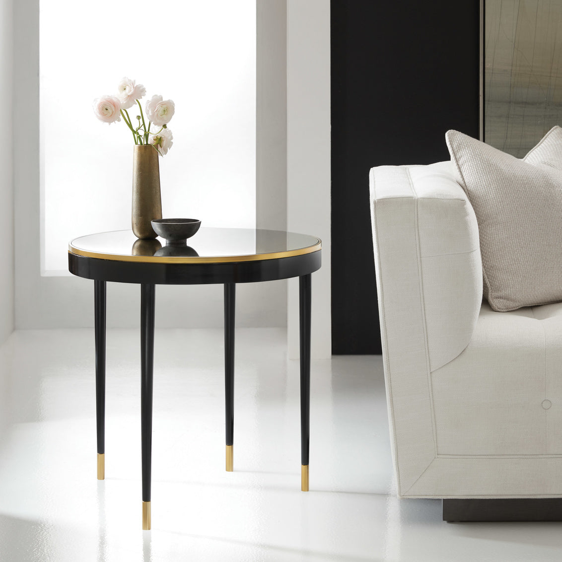 Lyon End Table-Ebony