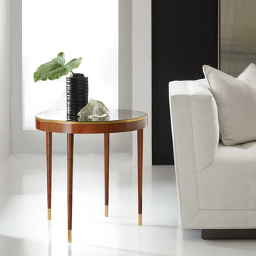 Lyon End Table-Walnut