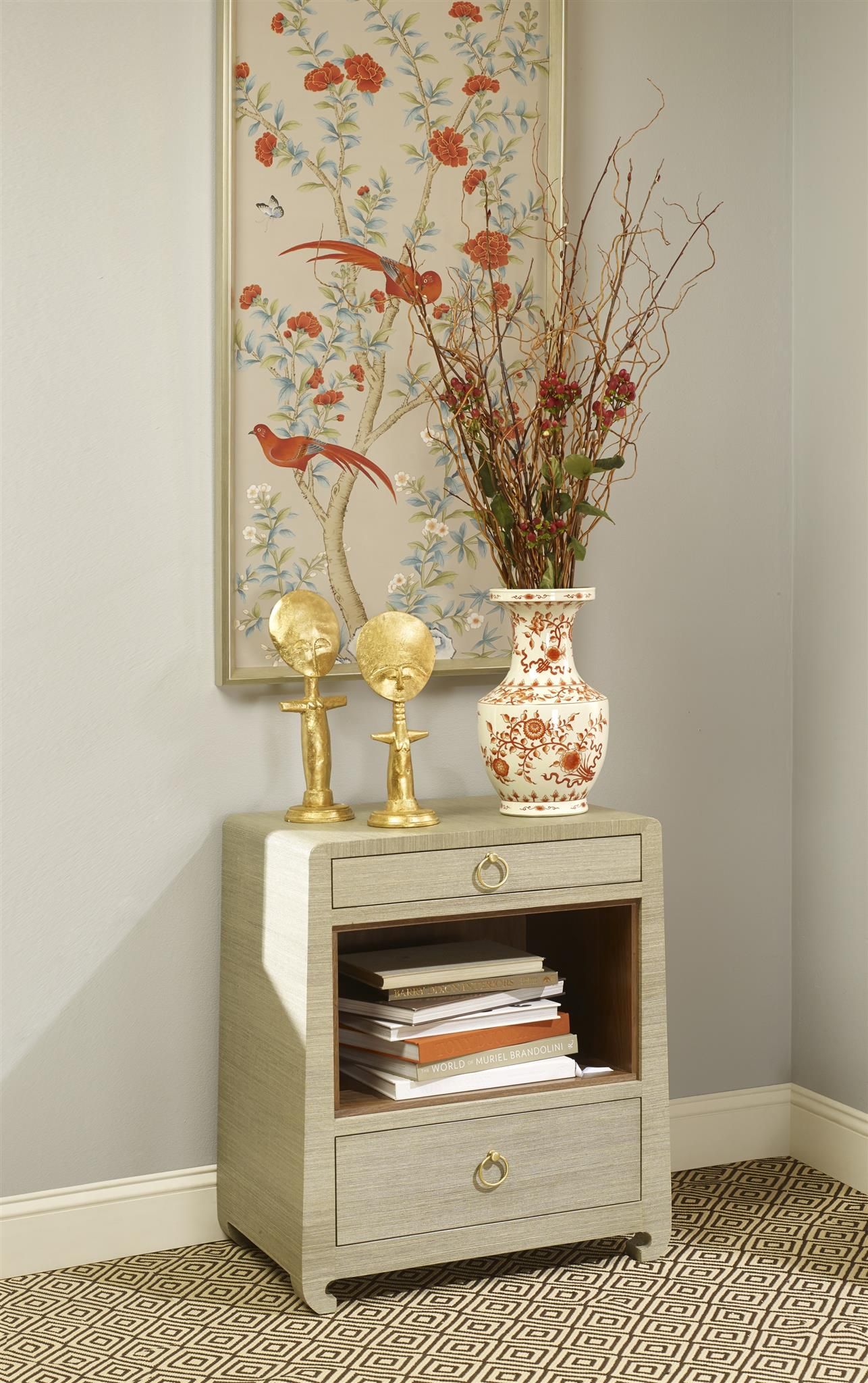 Ming 2-Drawer Side Table