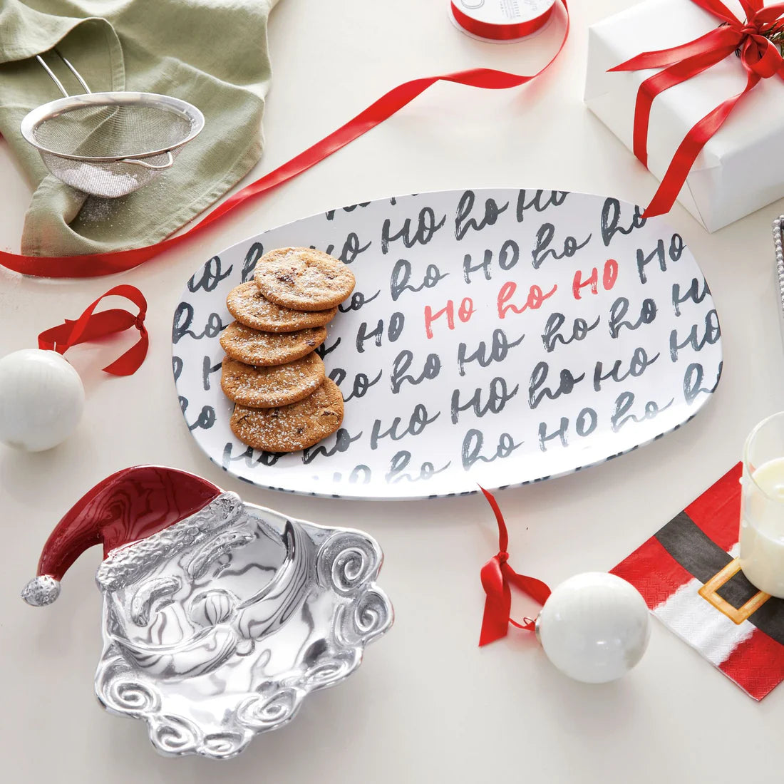 Smiling Santa Candy Dish