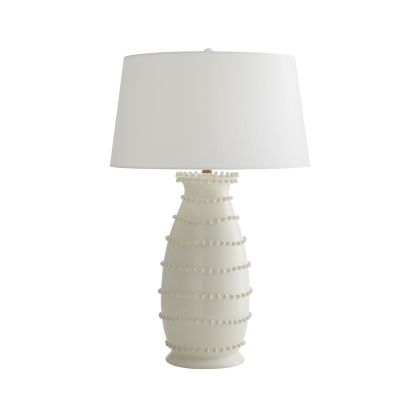 Spitzy Lamp Ivory Ceramic