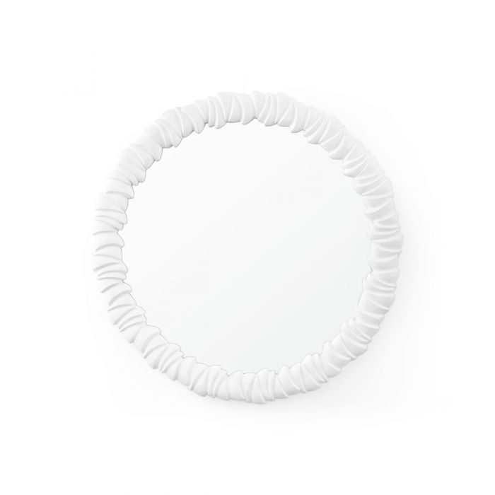 Taza Mirror, Plaster White