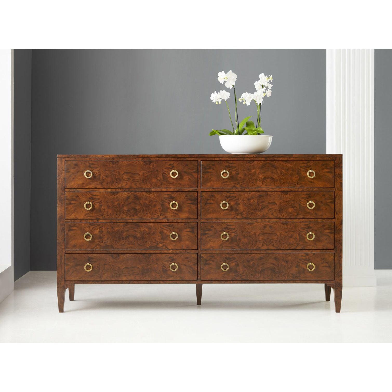 Walnut Burl Dresser