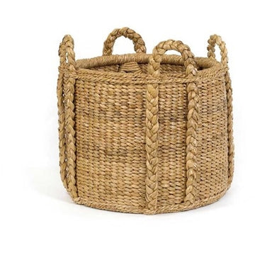 Sweater Weave Fireplace Basket