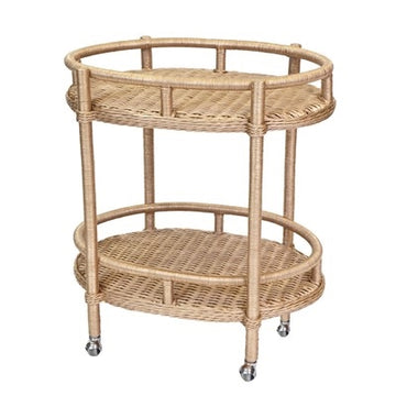 Sausalito Oval Bar Cart