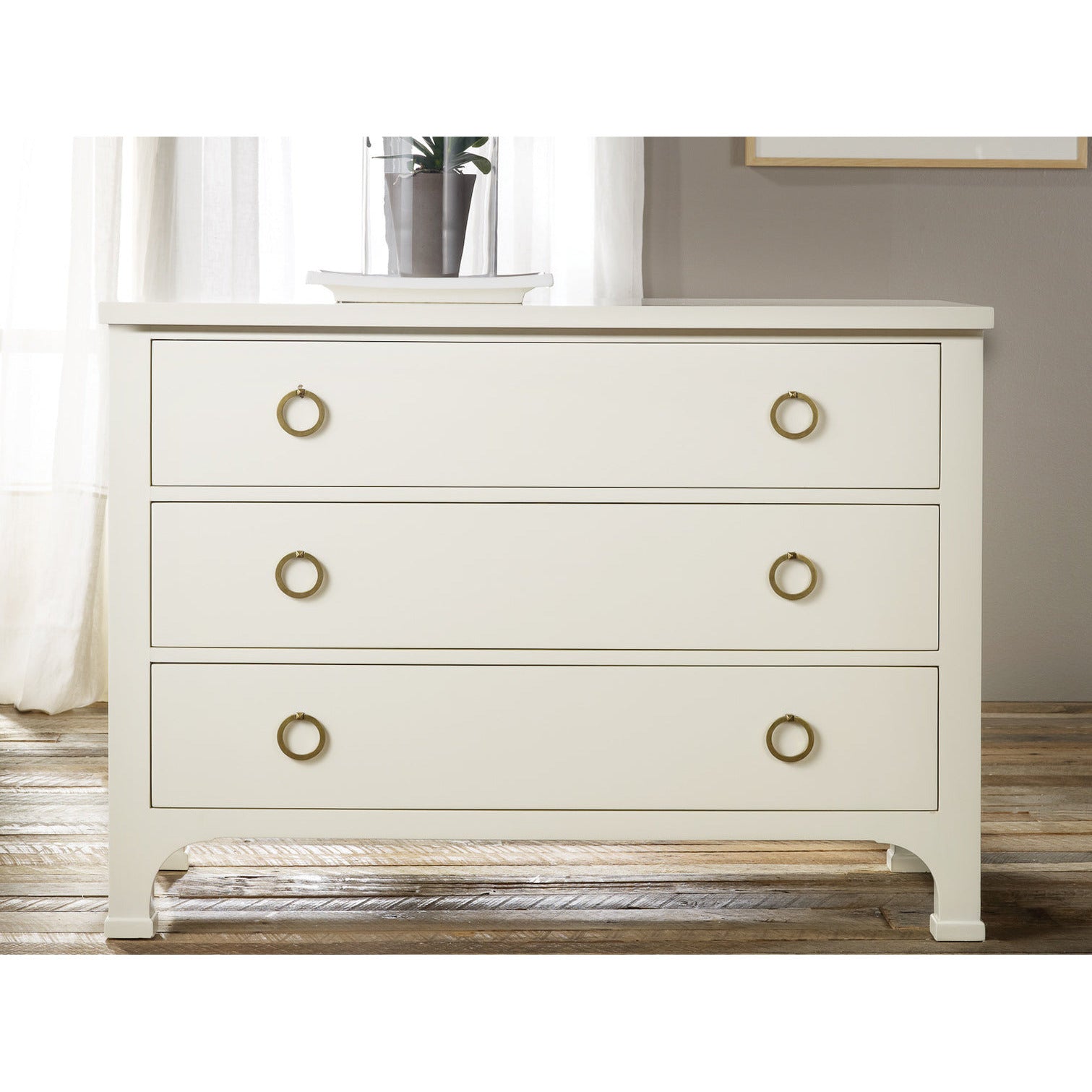 Three Drawer Painted Commode