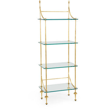 Coleman Etagere - Gold