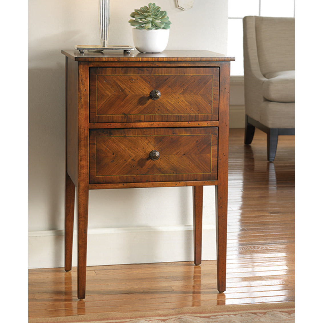 Continental Two Drawer Stand