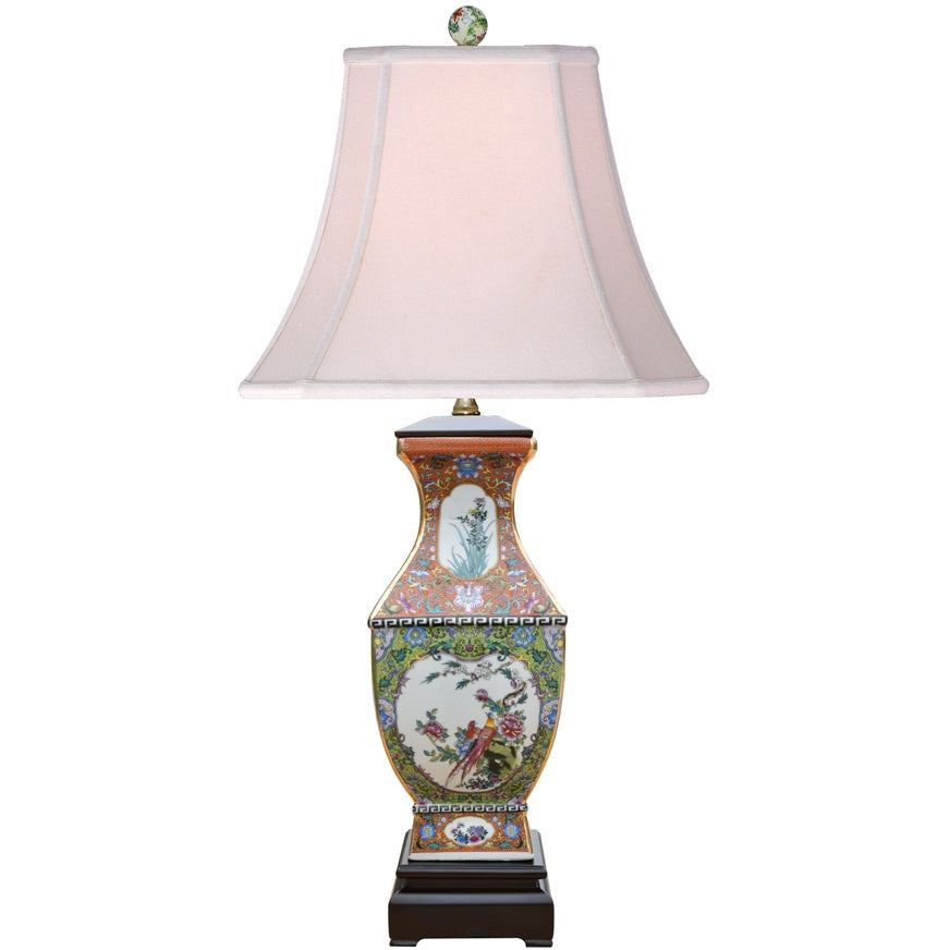Square Medallion Vase