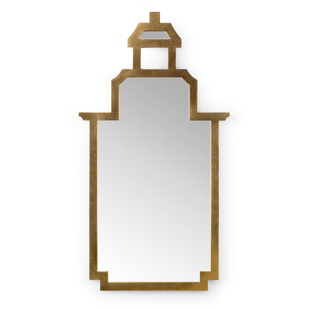 Pagoda Mirror - Gold