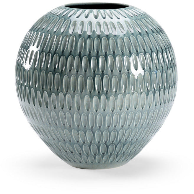 Round Dimpled Vase