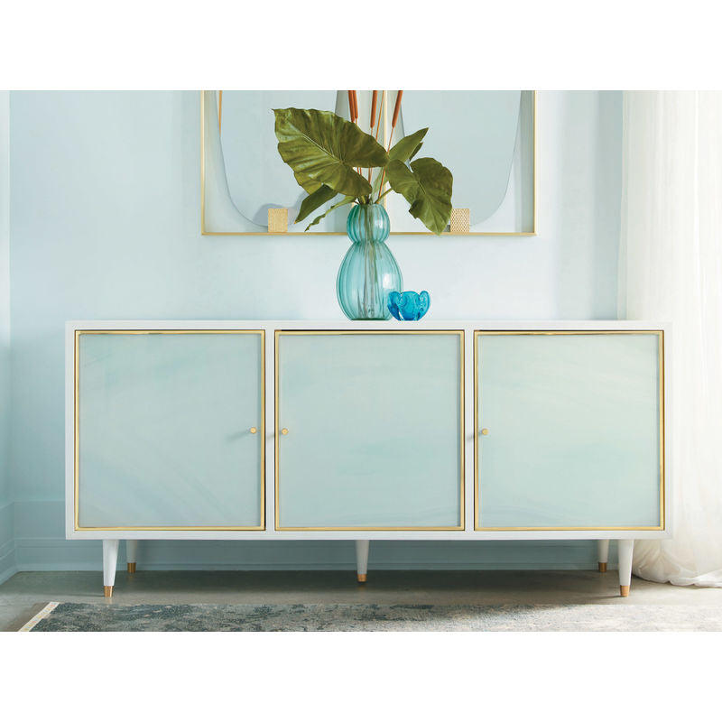 Seaglass Three Door Credenza