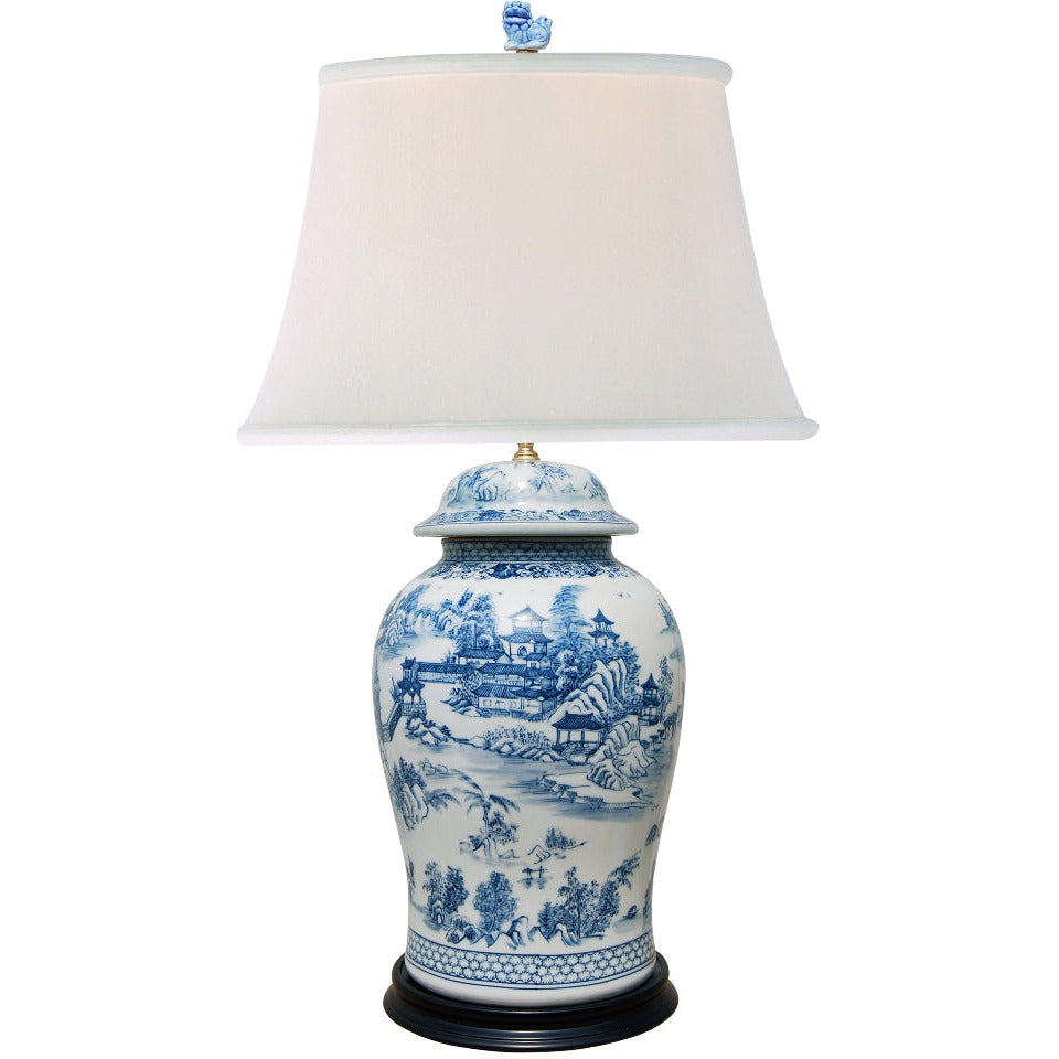 Chinoiserie Temple Jar Lamp
