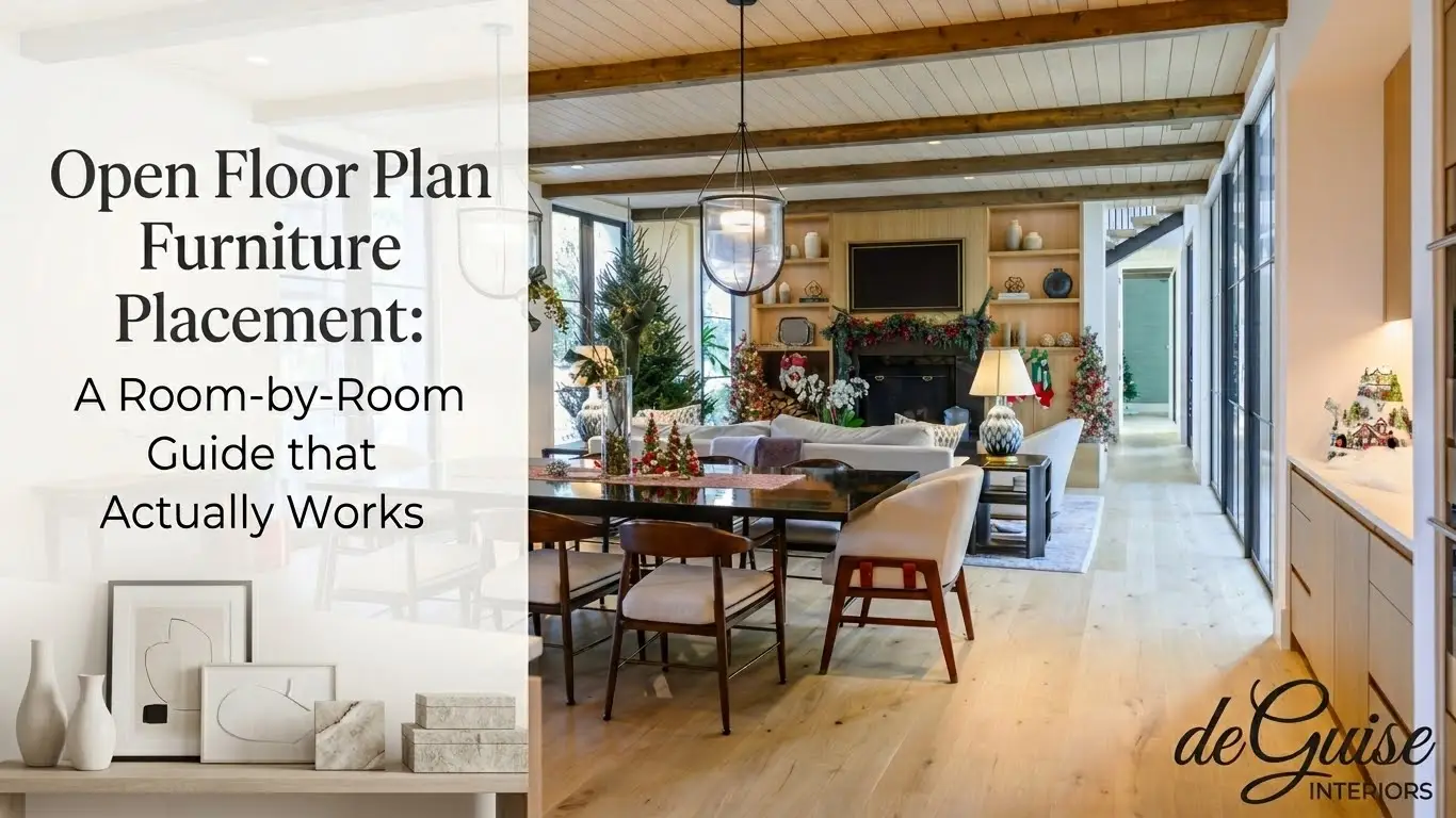 Open Floor Plan Furniture Placement Guide| deGuise Interiors